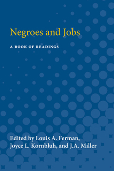 Paperback Negroes and Jobs: A Book of Readings Book