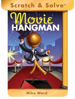 Paperback Scratch & Solve(r) Movie Hangman Book