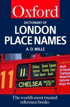 Paperback A Dictionary of London Place Names Book