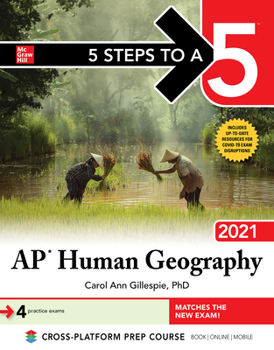 Paperback 5 Steps to a 5: AP Human Geography 2021 Book