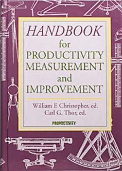 Hardcover Handbook Productivity Measurmn Book