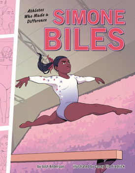 Library Binding Simone Biles: Athletes Who Made a Difference Book