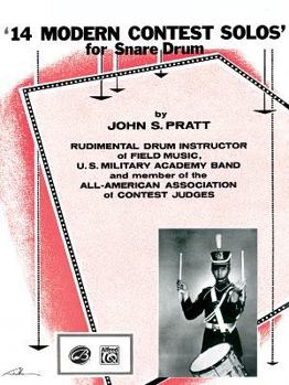 Paperback 14 Modern Contest Solos: For Snare Drum Book