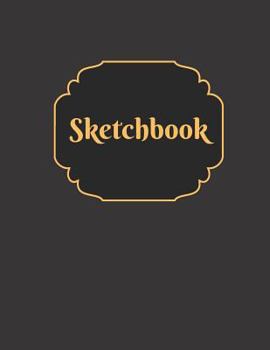 Paperback Basics Sketchbook - Classic Black Notebook: Art Drawing Notebook with Framed White Pages Book