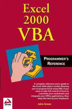 Paperback Excel 2000 VBA Programmers Reference Book