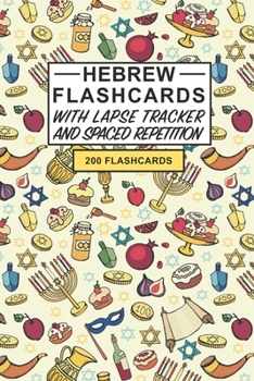 Hebrew Flashcards: Create your own Hebrew Flashcards. Learn Hebrew words and Improve Hebrew vocabulary with Active Recall - Includes Spaced Repetition and Lapse tracker (200 words)