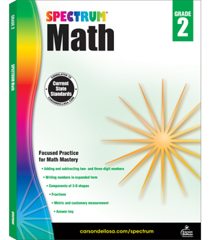 Paperback Spectrum Math Workbook, Grade 2: Volume 3 Book