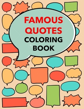 Paperback Famous Quotes Coloring Book