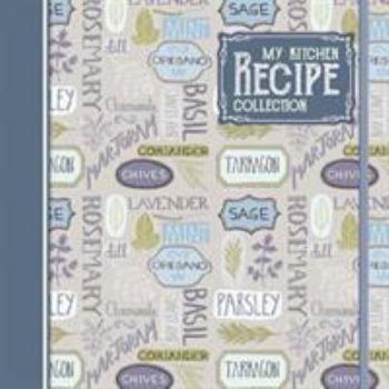 Hardcover Kitchen Recipe Collection Record Book - 9.45 x 9.45 Inches Book