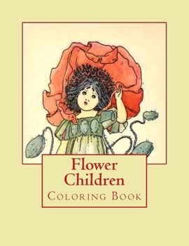 Paperback Flower Children: Coloring Book