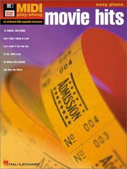 Paperback Vol. 1 Movie Hits: Easy Piano MIDI Play Along Book/Disk Pack Book