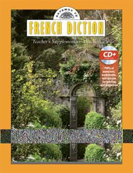 Paperback Gateway to French Diction: Teacher's Supplementary Materials, Book & Data CD [French] Book