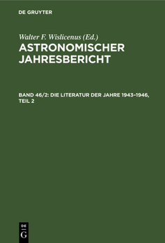 Hardcover Die Literatur Der Jahre 1943-1946, Teil 2 [German] Book