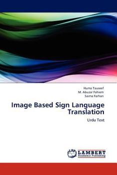 Paperback Image Based Sign Language Translation Book