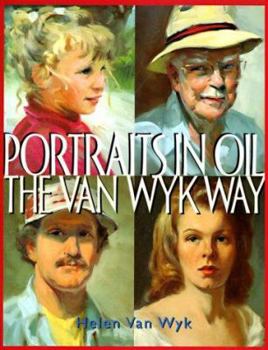 Hardcover Portraits in Oil the Van Wyk Way Book