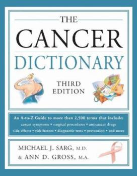 Paperback The Cancer Dictionary Book