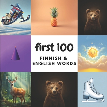 Paperback First 100 Finnish & English Words Book