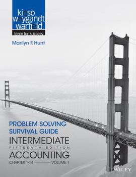 Paperback Problem Solving Survival Guide to Accompany Intermediate Accounting, Volume 1: Chapters 1 - 14 Book
