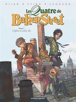 Hardcover Les Quatre de Baker Street - Tome 01: L'Affaire du rideau bleu (French Edition) [French] Book