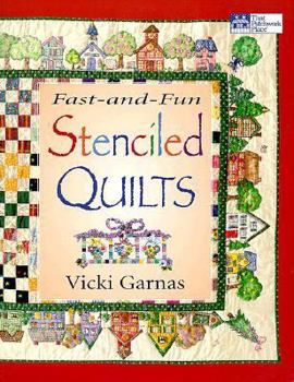 Paperback Fast-And-Fun Stenciled Quilts Book