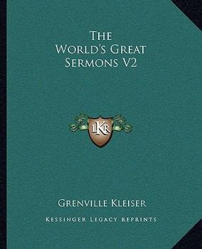 Paperback The World's Great Sermons V2 Book