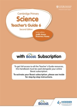 Paperback Cambridge Primary Science Teacher's Guide Stage 6 with Boost Subscription Book