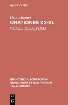 Hardcover Orationes XX-XL [Greek, Ancient (To 1453)] Book