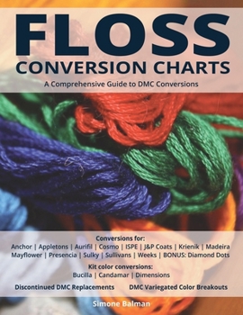 Paperback Floss Conversion Charts 2025: A Comprehensive Guide to Cross-Brand Thread Conversions Book