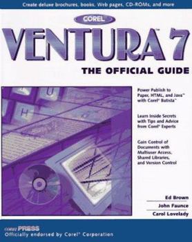 Paperback Corel Ventura 7: The Official Guide Book