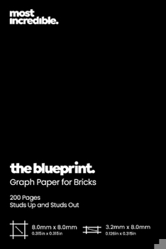 Paperback The Blueprint.: Graph Paper for Bricks Book