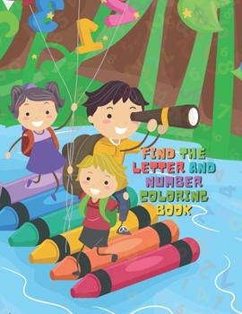 Paperback Find The Letter and Number Coloring Book