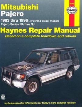 Paperback Mitsubishi Pajero Automotive Repair Manual Book
