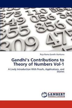 Paperback Gandhi's Contributions to Theory of Numbers Vol-1 Book