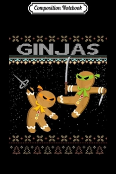 Paperback Composition Notebook: Gingerbread Man Christmas Cookie Baking Journal/Notebook Blank Lined Ruled 6x9 100 Pages Book