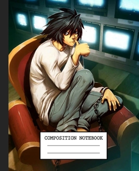 Notebook: Anime Death Note Soft Glossy Cover Graph Paper Pages Book 7.5 x 9.25 Inches 110 Pages