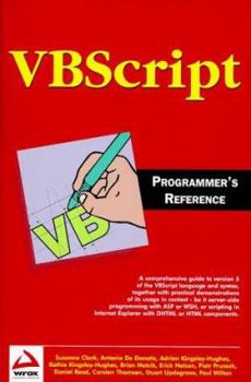 Paperback VB Script Programmer's Reference Book