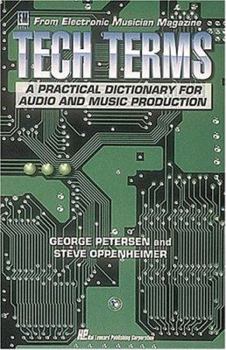 Paperback Electronic Musician's Tech Terms Book