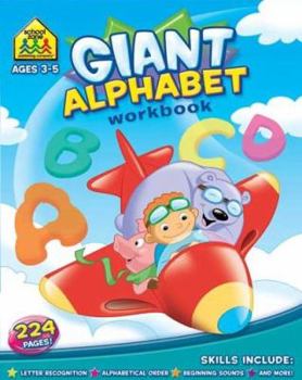 Paperback School Zone Giant Alphabet Workbook Book