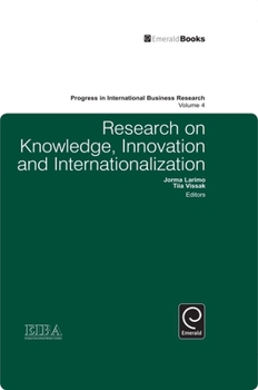 Hardcover Research on Knowledge, Innovation and Internationalization Book