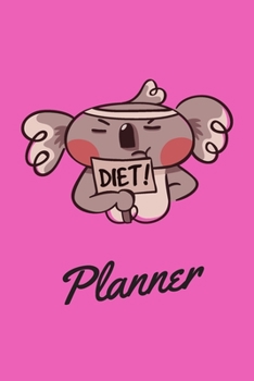 Diet! Planner : Daily Food, Activity and Fitness Tracker That Will Help You Be a Version of Yourself. (90 Days Meal and Activity Tracker Journal) Size 6 X 9. Pink Color Journal