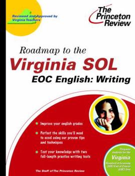 Paperback Roadmap to the Virginia SOL: EOC English: Writing (State Test Preparation Guides) Book