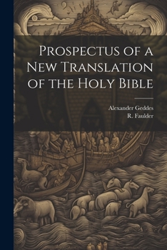Paperback Prospectus of a New Translation of the Holy Bible Book