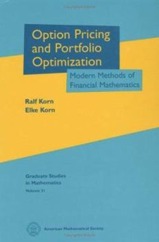 Hardcover Option Pricing and Portfolio Optimiation: Modern Methods of Financial Mathematics Book