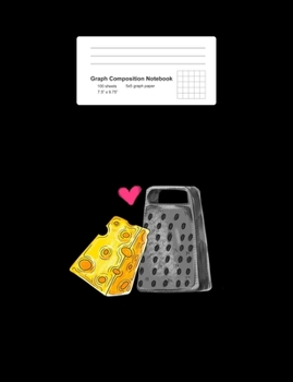 Paperback Graph Composition Notebook: Math, Physics, Science Exercise Book - This May Be Cheesy Funny Cheese Grater Sayings Food Pun Gift - Black 5x5 Graph Book