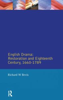 Hardcover English Drama: Restoration and Eighteenth Century 1660-1789 Book