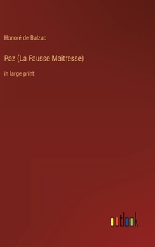 Hardcover Paz (La Fausse Maitresse): in large print Book