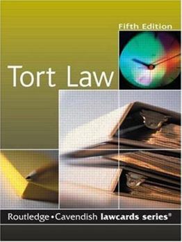 Paperback Cavendish: Tort Lawcards Book