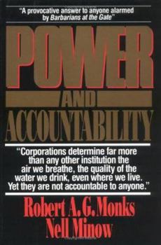Hardcover Power and Accountability: Restoring the Balance of Power Between Corporations, Owners and Society Book