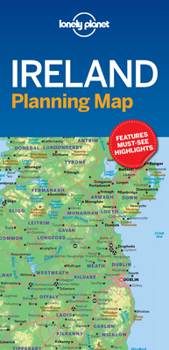 Map Lonely Planet Ireland Planning Map 1 Book