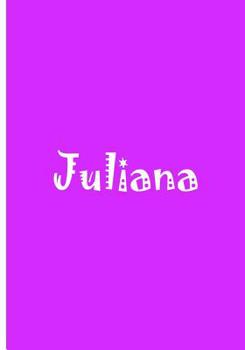 Juliana - Personalized Notebook